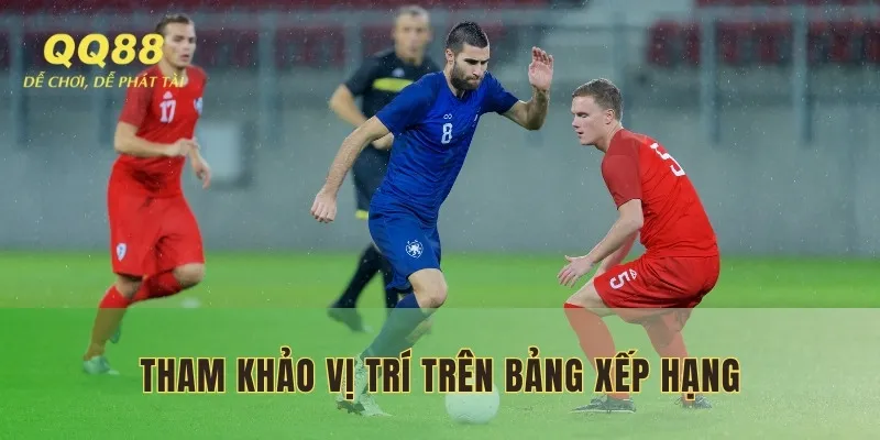 Bet thủ nên tham khảo vị trí đội tuyển để nhận định kèo bóng đá ngày mai hợp lý